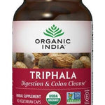 ORGANIC INDIA Triphala Herbal Supplement - Digestion & Colon Support, Immune System Support, Adaptogen, Nutrient Dense, Vegan, Gluten-Free, USDA Certified Organic, Non-GMO - 90 Capsules