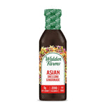 Walden Farms Asian Dressing, 12 oz. Bottle, Fresh and Delicious Salad Topping, Sugar Free 0g Net Carbs Condiment
