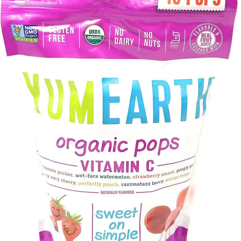 Yummy Earth Lollipop, OG2, VIT C, 40+, 8.5 OZ (2 Pack)
