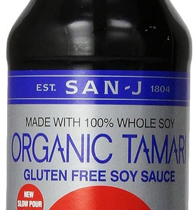 San-J Organic Tamari Soy Sauce, Reduced Sodium, 10 Fl Oz