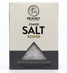 FALKSALT | 1.1lb Kosher Salt - Coarse Grain | Gourmet Salt, All Natural, Kosher | Perfect for Grinder
