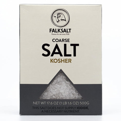 FALKSALT | 1.1lb Kosher Salt - Coarse Grain | Gourmet Salt, All Natural, Kosher | Perfect for Grinder