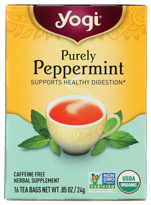 Yogi Purely Peppermint Tea, 16 Tea Bags