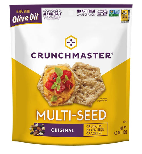 Crunchmaster Multi-Seed Crackers, Original, 4 oz