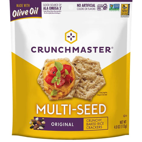 Crunchmaster Multi-Seed Crackers, Original, 4 Ounce