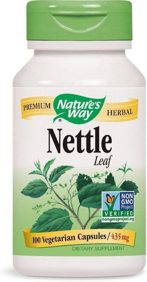Nature's Way Nettle Leaf 435 mg, 100 Capsules (Pack of 2)