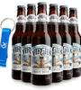 Virgil’s Zero Sugar Root Beer 12oz (Pack of 6) Bundle with Opulent Variety Keychain Bottle Opener | Great Tasting Zero Calorie Keto Friendly Soda