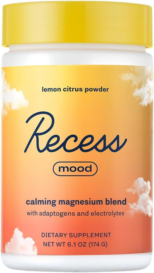 Recess Calm Magnesium Powder, Lemon Citrus, 28 Servings